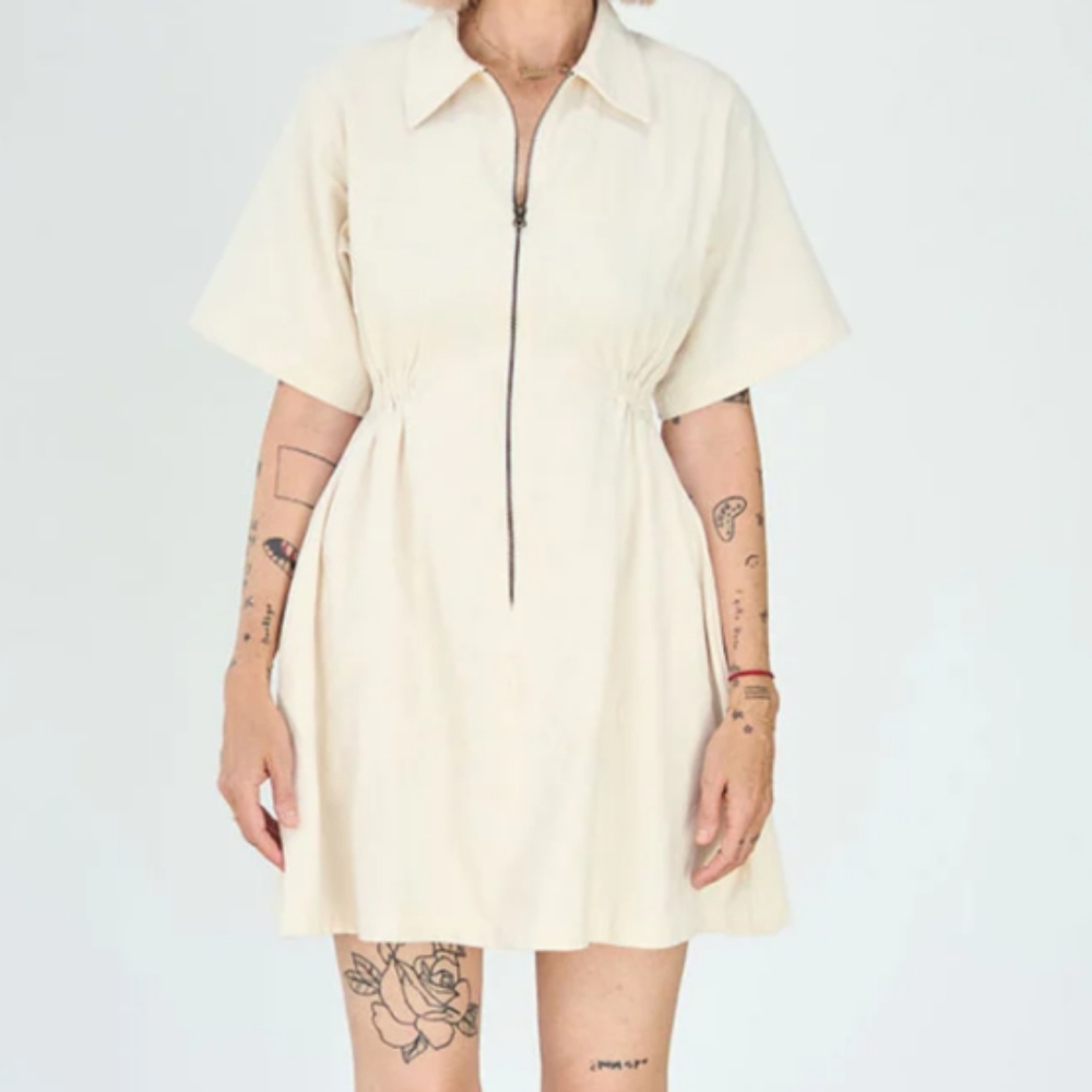 Noble-esque Utility Zip Dress NWOT